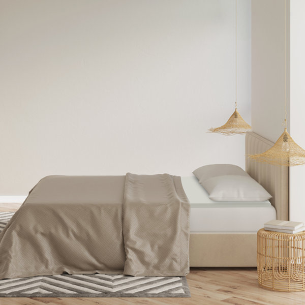 Alwyn Home Areli 2" Firm Foam Bedding Mattress Topper for Comfortable Sleep, Relaxing Bed Pads